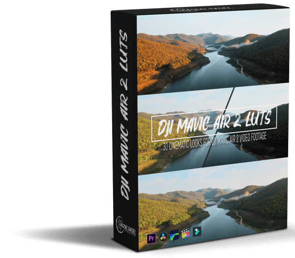 Mavic Air 2 Cine LUTs product box mockup